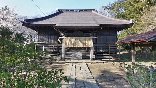 利根町の蛟蝄神社門の宮の拝殿の写真とVRツアーリンク