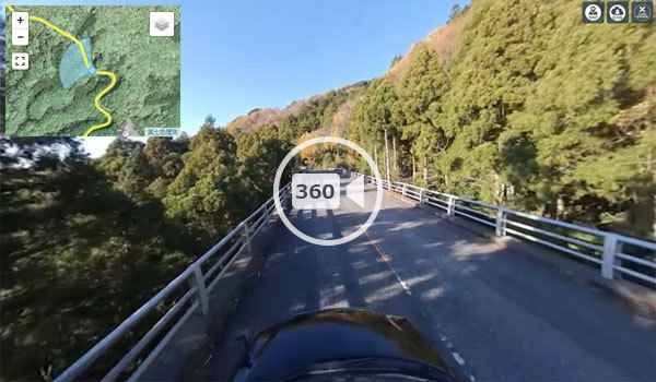 土浦市観光スポットの朝日峠の観光VR動画
