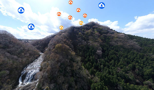 月居山：茨城県大子町観光VRツアーの登山・ハイキング名所