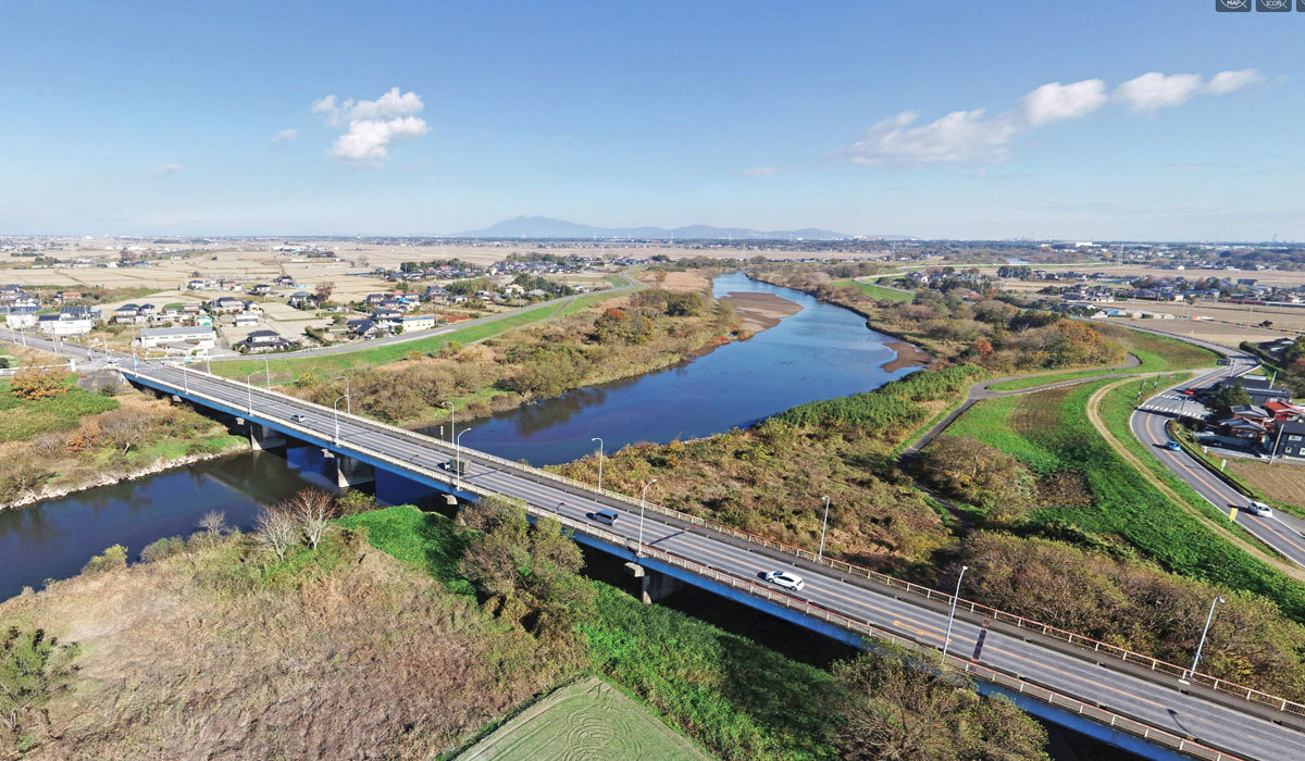 常総市おすすめ地理スポットの大和橋