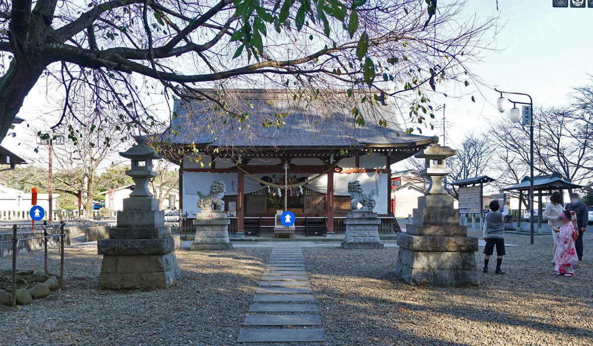 結城市おすすめ観光名所の結城諏訪神社の案内VRツアー