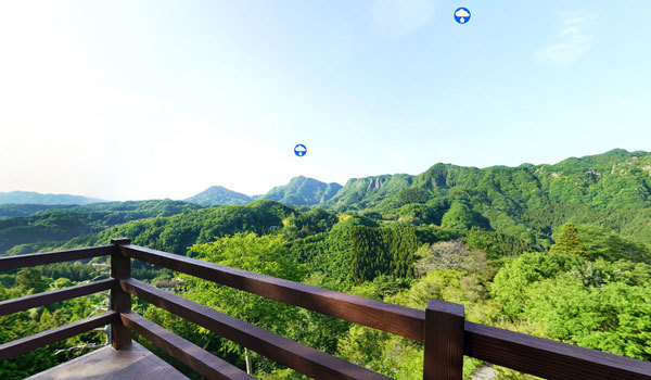 大子町と常陸大宮市の登山ハイキングスポットの湯沢峡VRツアー