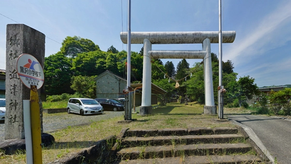 大子ア町付の近津神社の鳥居景観写真とVRツアーのリンク